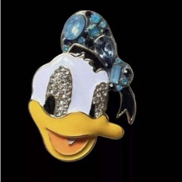 NWT DISNEY X BAUBLEBAR DONALD DUCK & GOOFY CRYSTAL ENAMEL STUD EARRINGS - Picture 4 of 10